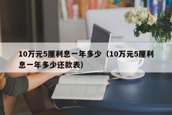 10万元5厘利息一年多少（10万元5厘利息一年多少还款表）-第1张图片-科灵网