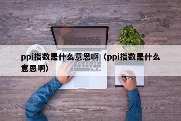 ppi指数是什么意思啊（ppi指数是什么意思啊）-第1张图片-科灵网