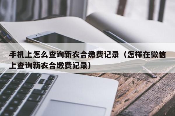 手机上怎么查询新农合缴费记录（怎样在微信上查询新农合缴费记录）-第1张图片-科灵网