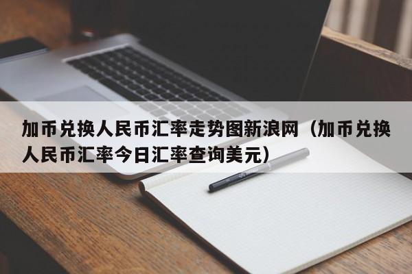 加币兑换人民币汇率走势图新浪网（加币兑换人民币汇率今日汇率查询美元）-第1张图片-科灵网