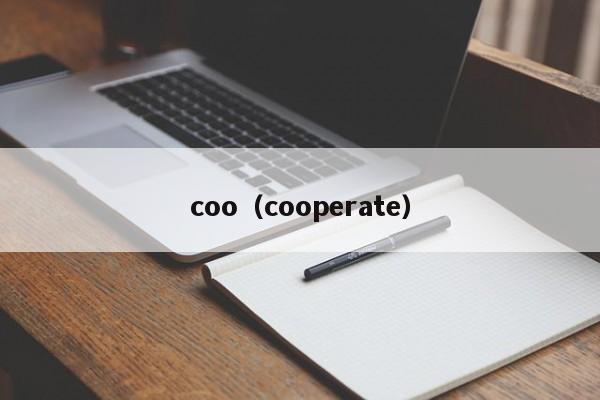 coo（cooperate）-第1张图片-科灵网