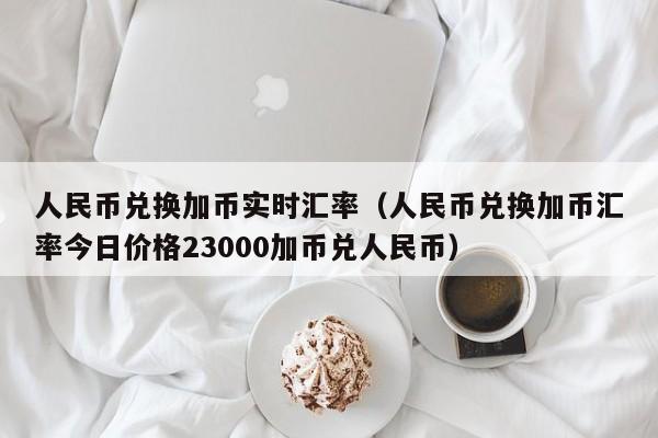 人民币兑换加币实时汇率（人民币兑换加币汇率今日价格23000加币兑人民币）-第1张图片-科灵网