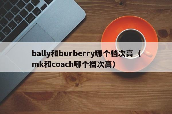 bally和burberry哪个档次高（mk和coach哪个档次高）-第1张图片-科灵网