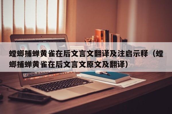 螳螂捕蝉黄雀在后文言文翻译及注启示释（螳螂捕蝉黄雀在后文言文原文及翻译）-第1张图片-科灵网