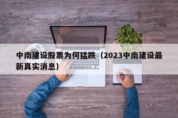 中南建设股票为何猛跌（2023中南建设最新真实消息）-第1张图片-科灵网